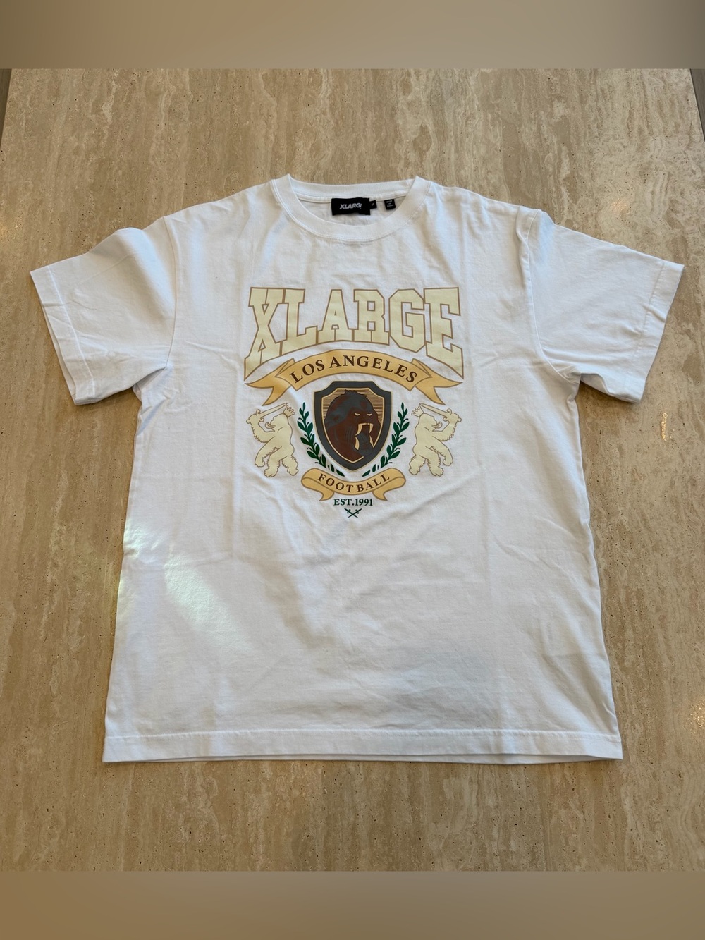 XLARGE Los Angeles White Graphic Tee